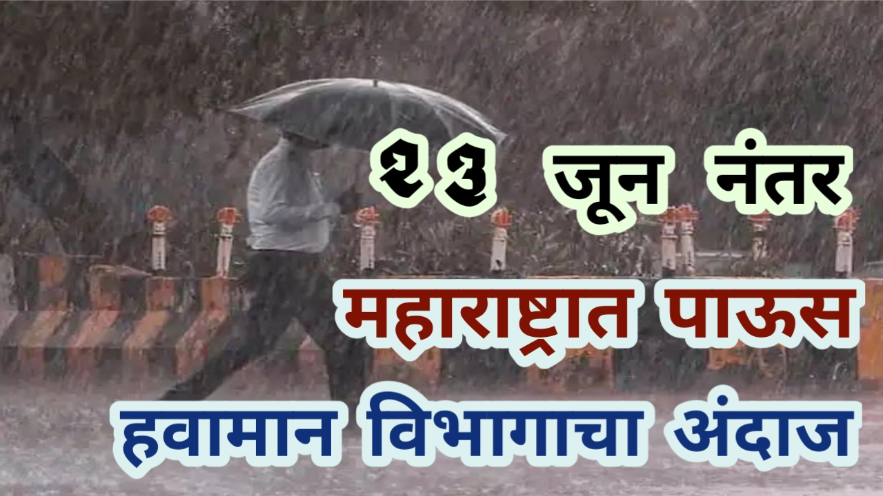 IMD Mansoon Update of Maharashtra