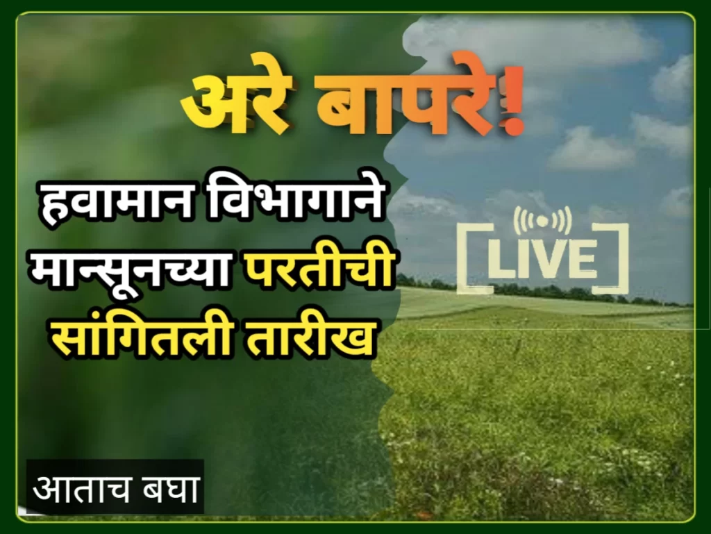 साखरेचे दर कोसळणार, साखर कारखान्यांना तात्काळ साखर विकण्याचे आदेश IMD alert