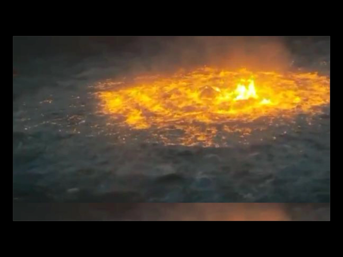 समुद्रातील आगीला काय म्हणतात, समुद्रातील आग विषयी संपूर्ण माहिती समुद्रातील आग